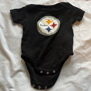 NFL Black Pittsburgh Steelers Onsie